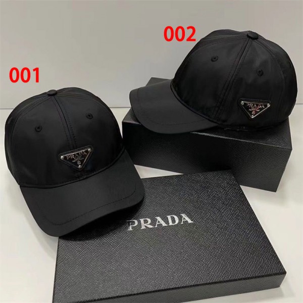Prada プラダブランドキャップ メンズ 大きいサイズ 帽子 ベースボールキャップ 深め 紫外線対策 日よけ 無地 人気 野球帽 ランニング スポーツ 男女兼用