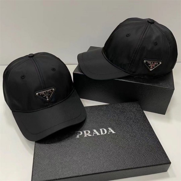 Prada プラダブランドキャップ メンズ 大きいサイズ 帽子 ベースボールキャップ 深め 紫外線対策 日よけ 無地 人気 野球帽 ランニング スポーツ 男女兼用