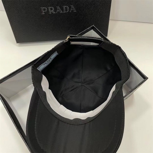 Prada プラダブランドキャップ メンズ 大きいサイズ 帽子 ベースボールキャップ 深め 紫外線対策 日よけ 無地 人気 野球帽 ランニング スポーツ 男女兼用