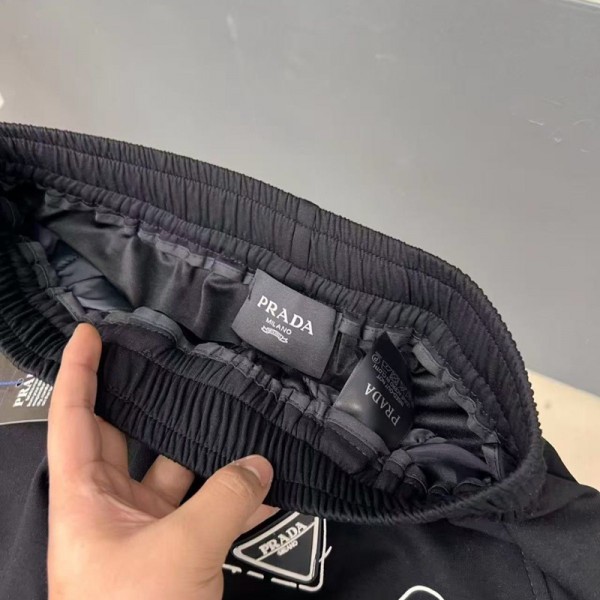 PRADA プラダ ブランドメンズ ハーフパンツ スウェットパンツ 半ズボン ショートパンツ ゆったり クロップドパンツ アウトドア ボトムス M-5XL スウェットパンツ カジュアル 無地 コットン ズボン ゆったり 春夏