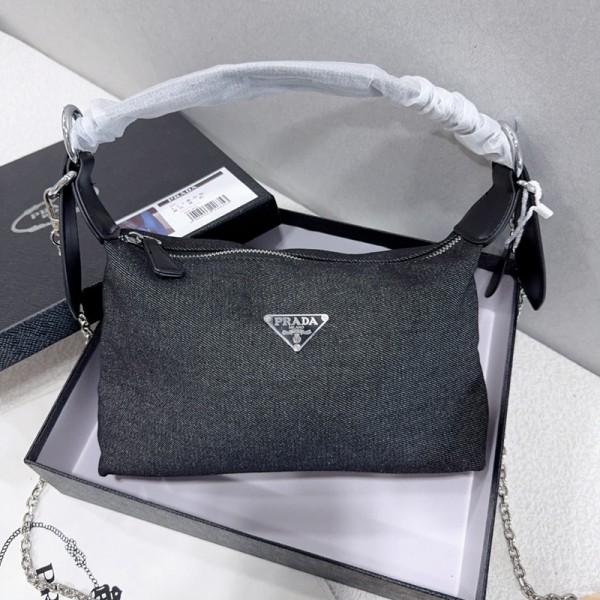 Prada プラダハイブランドチェーンバッグ ブランドハンドバッグ 肩掛けバッグ ブランド 男女兼用ブランド手提げカバン 大容量