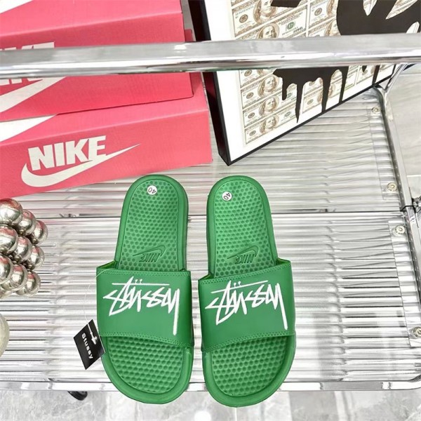 Stussy ステューシーブランド室内スリッパ シャワー バス トイレ ベランダ用メンズ向けスリッパ夏履きやすいブランド ミュール  美脚 可愛いブランド ローファースリッパ 軽量