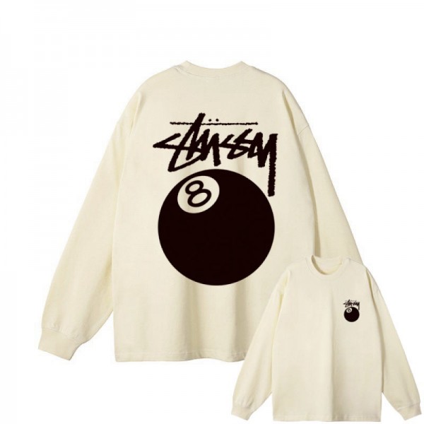 Stussy ステューシーブランドトレーナー裏起毛オーバーサイズパーカーブランドレディースメンズプルオーバーブランドブランドスウェット上着ゆったりM - 3XL