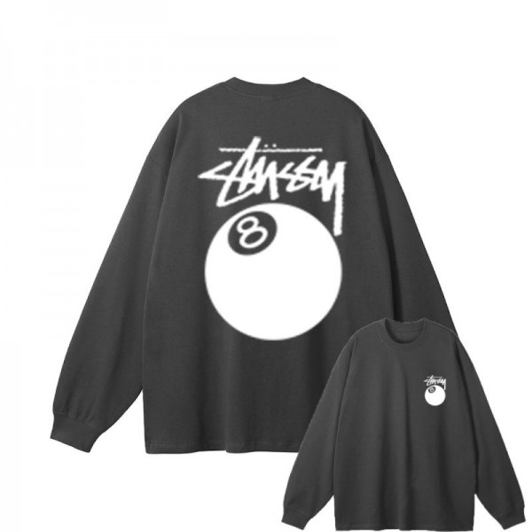 Stussy ステューシーブランドトレーナー裏起毛オーバーサイズパーカーブランドレディースメンズプルオーバーブランドブランドスウェット上着ゆったりM - 3XL