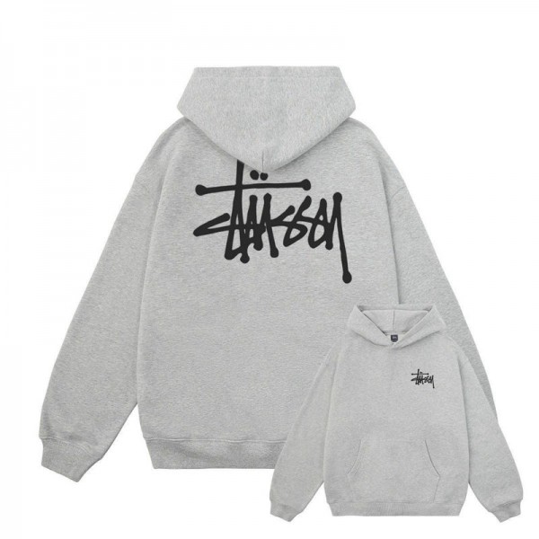Stussy ステューシーハイブランドプルオーバーパーカー偽物ブランドトレーナー裏起毛オーバーサイズパーカーブランドメンズ 服 コピーS - 3XL