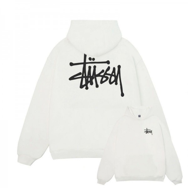 Stussy ステューシーハイブランドプルオーバーパーカー偽物ブランドトレーナー裏起毛オーバーサイズパーカーブランドメンズ 服 コピーS - 3XL