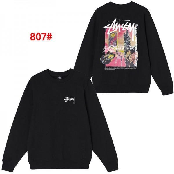 Stussy ステューシーハイブランドプルオーバーパーカー偽物スウェットハイブランド秋冬オーバーサイズパーカーブランドハイブランド秋冬服パーカー M - 3XL