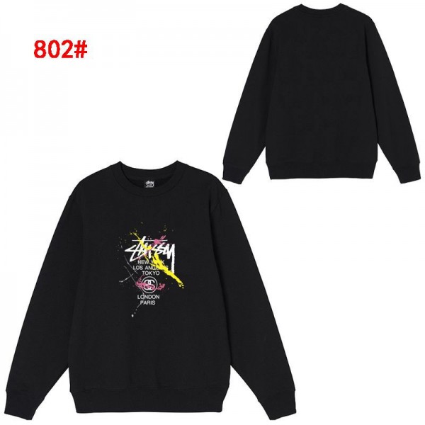 Stussy ステューシーハイブランドプルオーバーパーカー偽物スウェットハイブランド秋冬オーバーサイズパーカーブランドハイブランド秋冬服パーカー M - 3XL