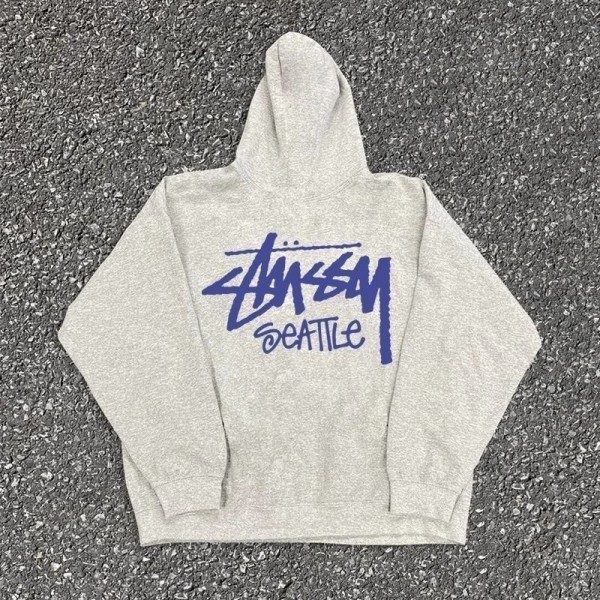 Stussy ステューシーブランド親子パーカー コピーブランドキッズスウェット上着ゆったりスウェット偽物 男女兼用 トレーナー 裏起毛 スウェットパーカー90-160 M-3XL