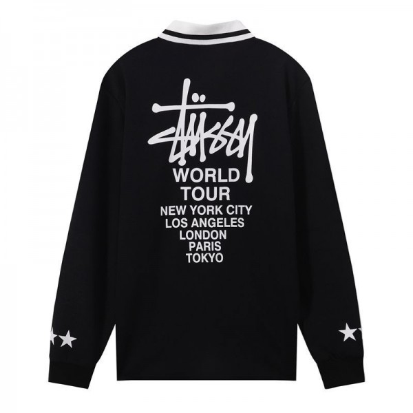 Stussy ステューシーハイブランド長袖tシャツ偽物レディースメンズ S-XL ブランド流行りtシャツオーバーサイズTシャツカットソーペアカップル大人の上質Tシャツ
