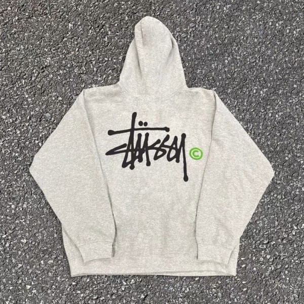 Stussy ステューシーブランド親子パーカー コピーブランドキッズスウェット上着ゆったりメンズ 服 コピー 裏起毛トレーナースウェットパーカー90-160cm M-2XL