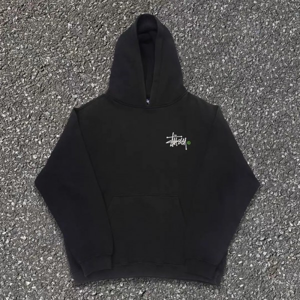 Stussy ステューシーブランド親子パーカー コピーブランドキッズスウェット上着ゆったりメンズ 服 コピー 裏起毛トレーナースウェットパーカー90-160cm M-2XL