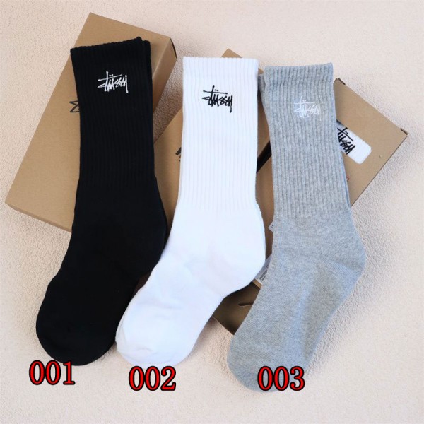 Stussy ステューシーハイブランド ソックス 綿製ブランド ストッキング 大人気浅口ソックス 女の子好き 韓国ブランドソックス 男女兼用 ファッション