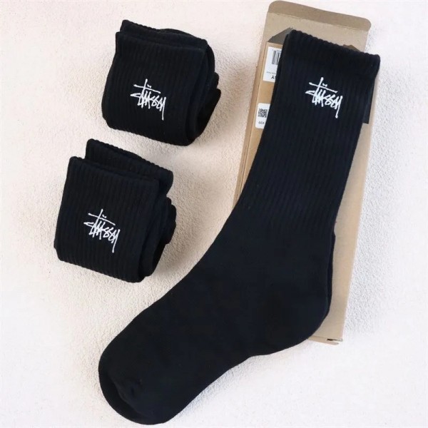 Stussy ステューシーハイブランド ソックス 綿製ブランド ストッキング 大人気浅口ソックス 女の子好き 韓国ブランドソックス 男女兼用 ファッション