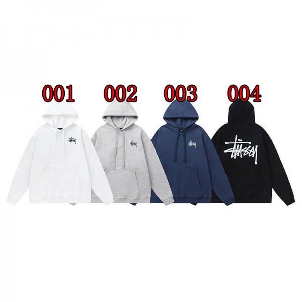 Stussy ステューシーハイブランドパーカー 秋服 メンズ 長袖 大きいサイズ ゆったり シンプル オシャレ S-XL おしゃれ  フード付き 春秋冬 服 アウトドア カジュアル ポケット付き プルオーバー シャツ