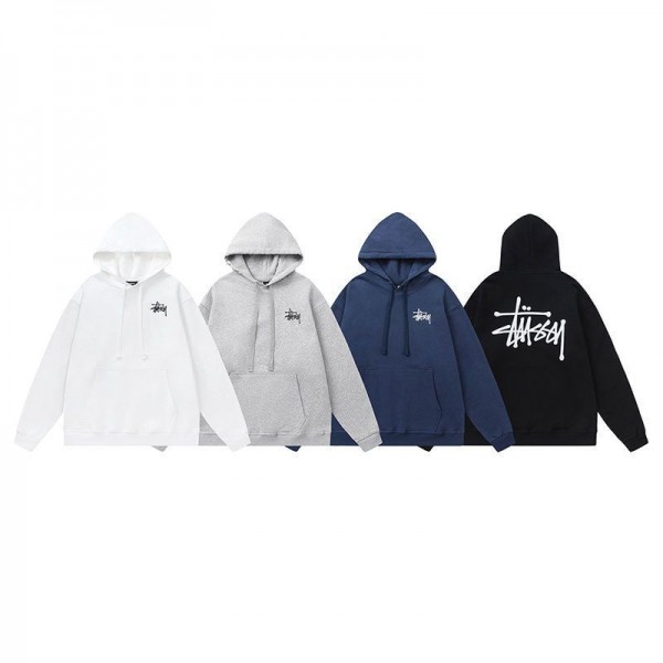 Stussy ステューシーハイブランドパーカー 秋服 メンズ 長袖 大きいサイズ ゆったり シンプル オシャレ S-XL おしゃれ  フード付き 春秋冬 服 アウトドア カジュアル ポケット付き プルオーバー シャツ