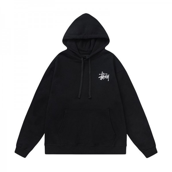 Stussy ステューシーハイブランドパーカー 秋服 メンズ 長袖 大きいサイズ ゆったり シンプル オシャレ S-XL おしゃれ  フード付き 春秋冬 服 アウトドア カジュアル ポケット付き プルオーバー シャツ