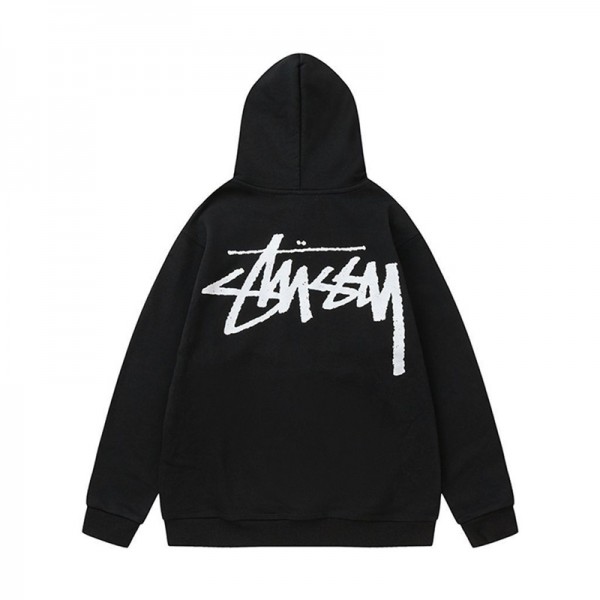 Stussy ステューシーハイブランドプルオーバーパーカー偽物スウェットハイブランド秋冬レディースメンズ裏起毛プルオーバーブランドブランドスウェット上着ゆったりS-3XL