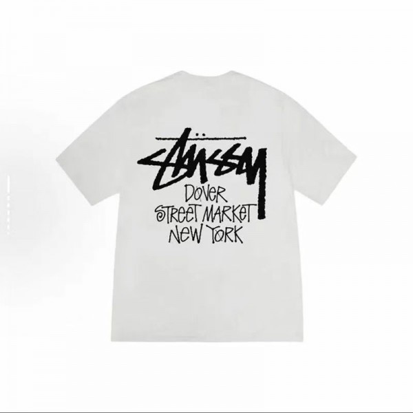 Stussy ステューシーブランド子供tシャツカットソー コピーハイブランドキッズtシャツ偽物レディースメンズブランド半袖tシャツオーバーサイズ Tシャツ110-170CM