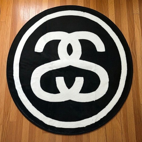 Stussy ステューシー大幅応接間ラグ 洗えるハイブランド室内マット滑り止めブランドトイレマット 水切りブランド シャワーマット吸水
