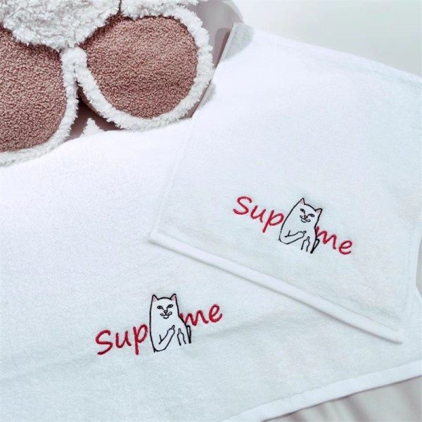 Supreme シュプリーム ハイブランド多用途タオルブランド速乾タオル男女兼用ブランドヘアドライタオル ハンドタオル 耐洗濯ハイブランド タオル ギフト
