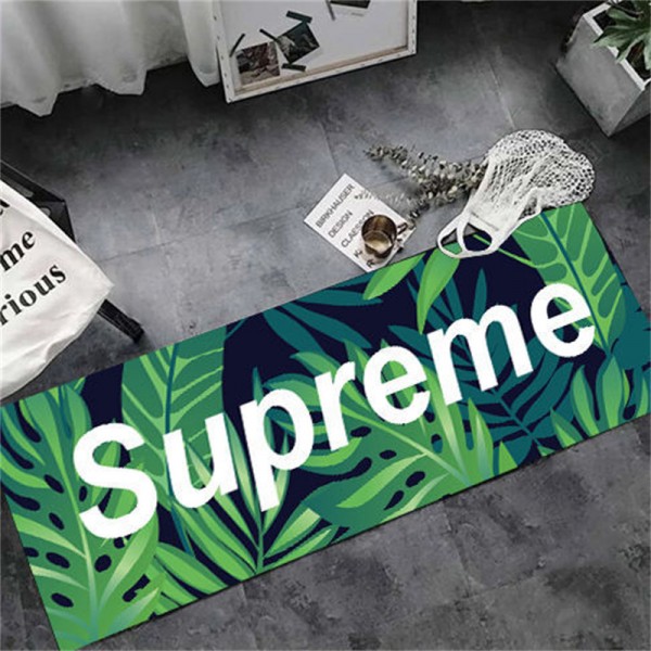 Supreme シュプリーム大幅応接間ラグ 洗えるブランドトイレマット 水切り絨毯 じゅうたん マット ラグカーペットハイブランド