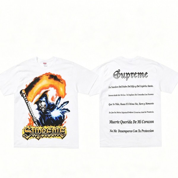 Supreme シュプリームブランドtシャツカットソー コピーブランドtシャツオーバーサイズブランドtシャツ上着Supreme シュプリームカジュアル20代 30代40代tシャツ 激安パロディ