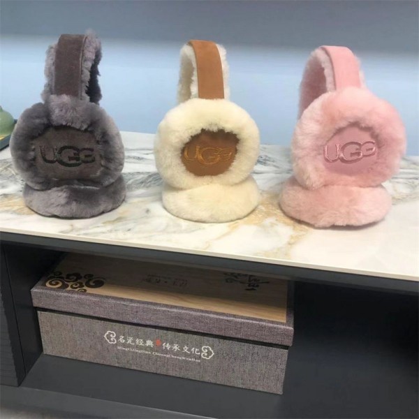 アグ イヤーマフ レディース 防寒 UGG ブランド イヤーウォーマー 暖かい 裏起毛 ズレにくい 可愛い ふわふわ 耳あて 携帯便利 軽量 耳カバー 通勤通学 お出かけ アウトドア