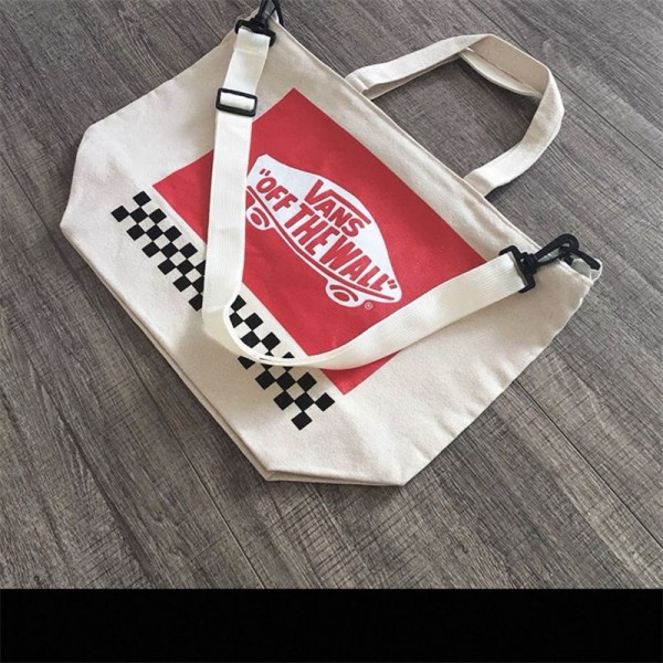 VANS ハイブランドトートバッグ レディース 大容量 ヴァンズ ショルダーバッグ トートバック キャンバストートバッグ 帆布 a4 メッセンジャーバッグ 斜め掛け 通勤 通学 軽量 無地 