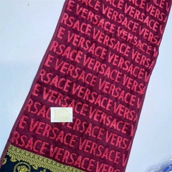 Versace ヴェルサーチブランドスポーツタオル メンズ人気 ビーチタオル軽量ブランド速乾タオル男女兼用フェイスタオル ブランド 人気
