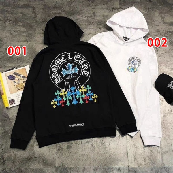 クロムハーツ Chrome Heartsスウェットハイブランドパーカー 子供服 ロングTシャツ キッズ トレーナー 綿 トップス 裏起毛 長袖 上着 子供服 春秋冬 お洒落 100 - 160cm