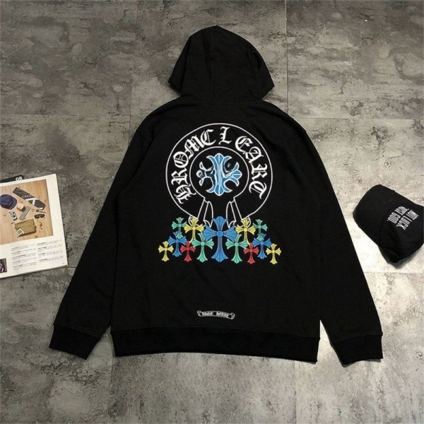 クロムハーツ Chrome Heartsスウェットハイブランドパーカー 子供服 ロングTシャツ キッズ トレーナー 綿 トップス 裏起毛 長袖 上着 子供服 春秋冬 お洒落 100 - 160cm