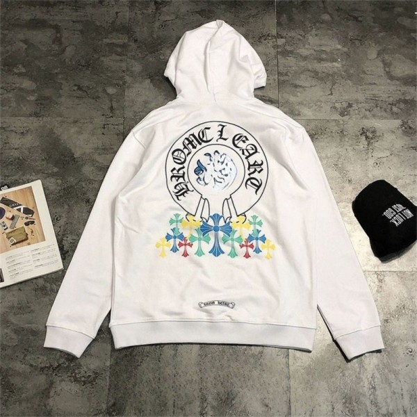 クロムハーツ Chrome Heartsスウェットハイブランドパーカー 子供服 ロングTシャツ キッズ トレーナー 綿 トップス 裏起毛 長袖 上着 子供服 春秋冬 お洒落 100 - 160cm