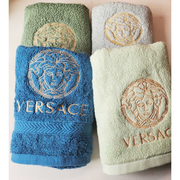 Versace ヴェルサーチ バスタオル 激安ブランドコットンタオル男女兼用タオルブランド 人気 女性フェイスタオル ブランド 人気
