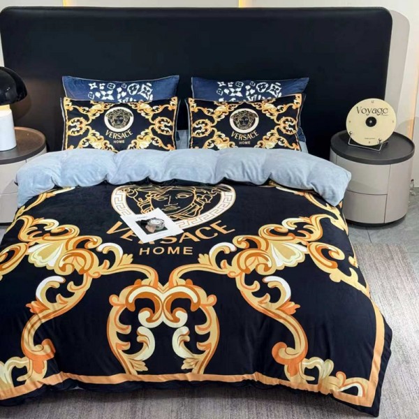 Versace ヴェルサーチ ヴェルサーチェシングル セミダブル ダブル 布団カバー セットハイブランド激安綿 コットンブランド 布団カバー コピー寝具偽物新作寝具 有名ブランド