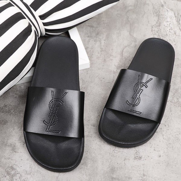 Ysl イヴサンローラン可愛い カジュアルシューズ 激安 ルームシューズ レディース ブランド滑 夏用スリッパ 室内スリッパ ルームシューズ レディース メンズ 室内履き 230¬275CM スリッパ ペア カップル