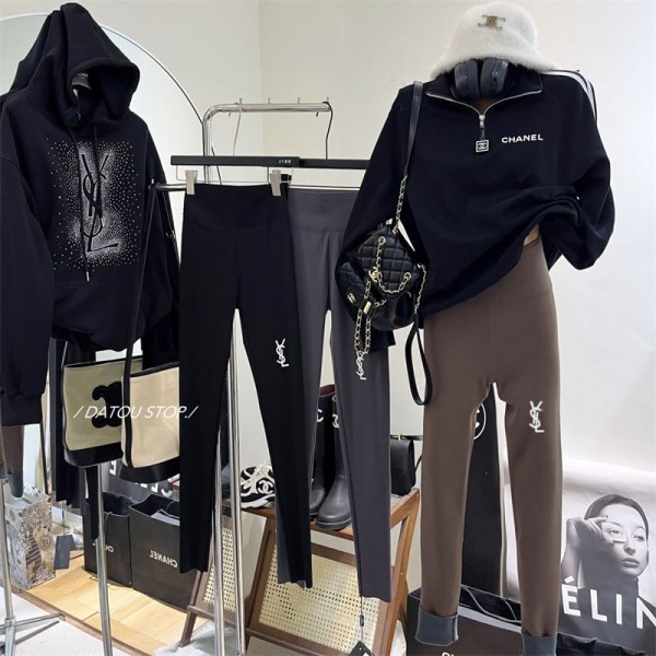  ブランドイヴサンローランヨガパンツ レディース YSL スポーツパンツ 9分丈 美脚美尻 ハイウエスト 吸汗速乾 S - XL ヨガレギンス ヨガウェア スポーツタイツ トレーニング スパッツ スポーツ ダンス ホットヨガ