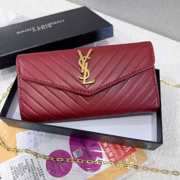 Ysl イヴサンローランブランドショルダー バッグ レディース 斜めがけバッグ 肩掛け カバン 調節可能 ポーチ チェーンバッグ 気質