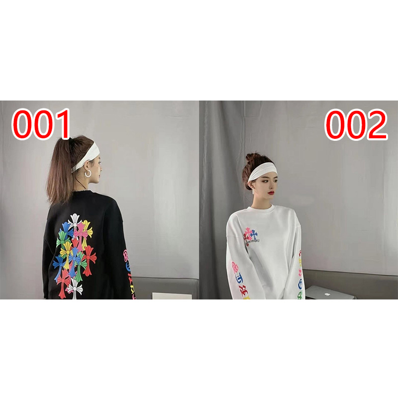 クロムハーツブランドパーカー メンズ 長袖 スウェットヒップホップ ストリート 春秋冬服 男女通用  