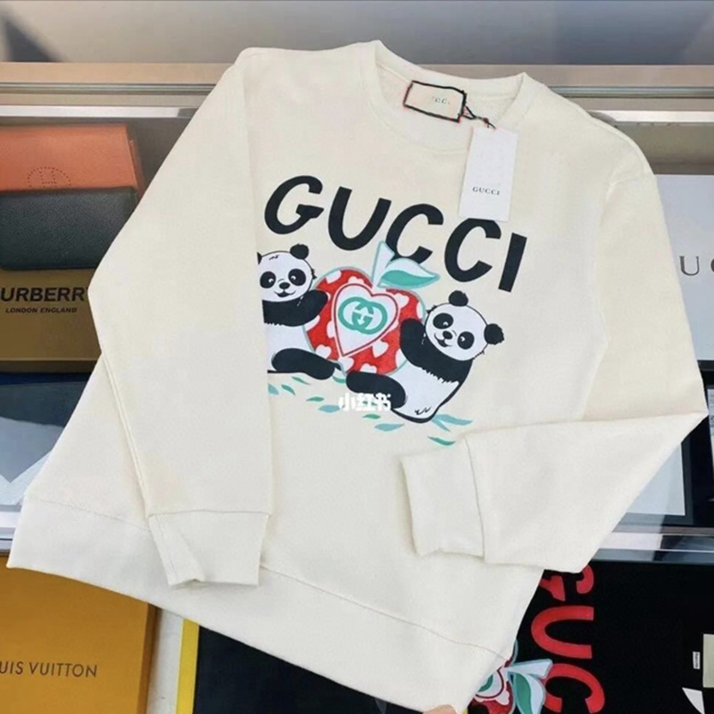 GUCCIブランド秋冬服ゆったり綿スウェット男性シルエット女子オーバーコート