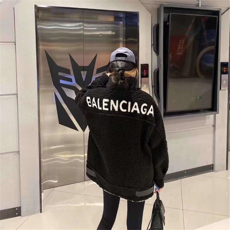 バレンシアガフリースジャケット Balenciagaボアジャケット