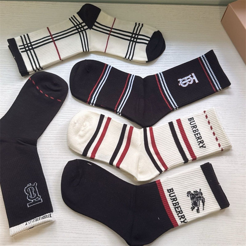 Burberry上質な コットン ソックス