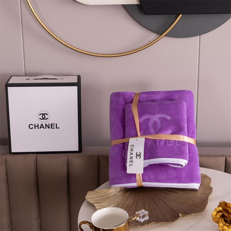 Chanel シャネルブランド2点セット速乾タオル男女兼用ハイブランド タオル ギフトタオルブランド