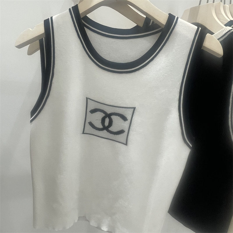 Chanelハイブランドニットキャミソール