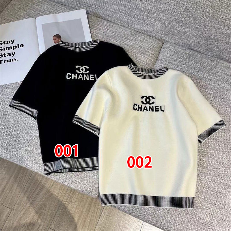 シャネルニットtシャツ