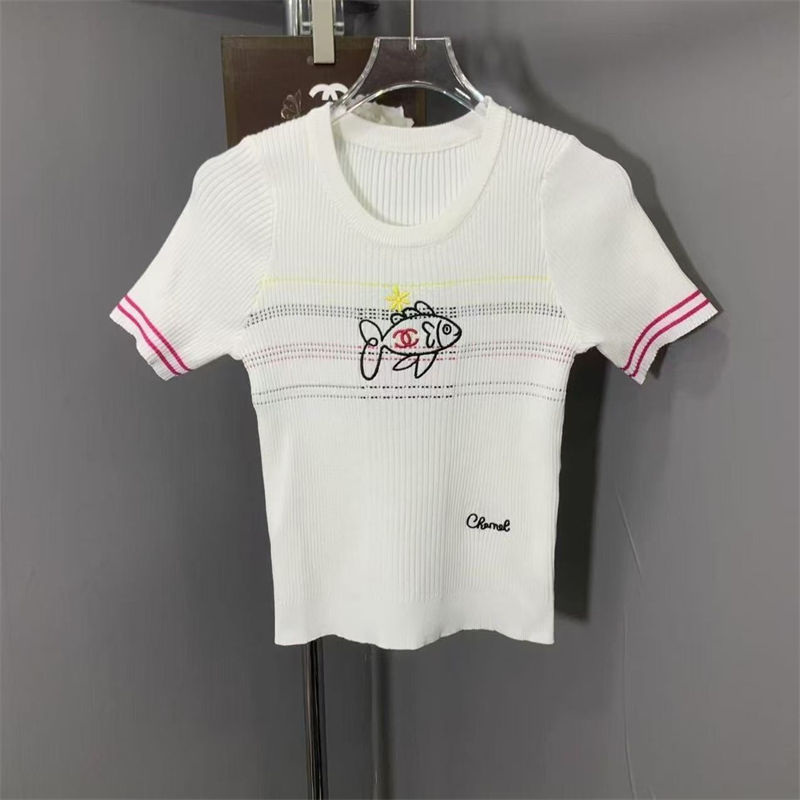 Chanelニット半袖Ｔシャツ