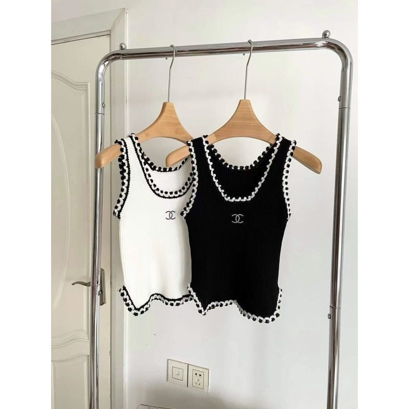 Chanelニットタンクトップ