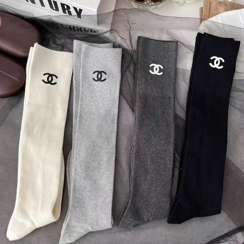 Chanel コットン ソックス くつした