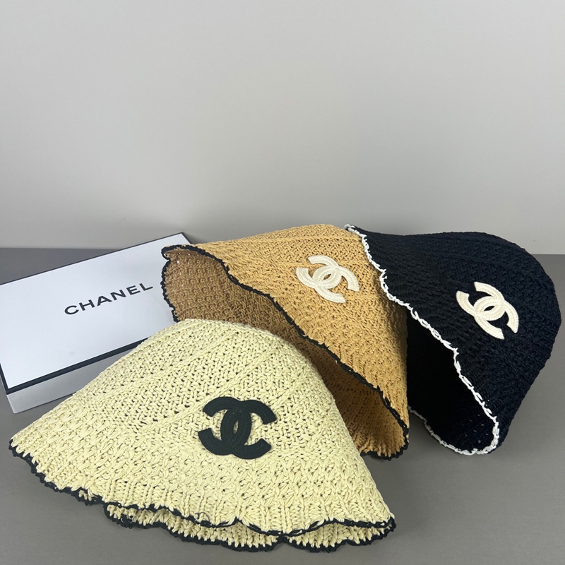 Chanel日除け帽子