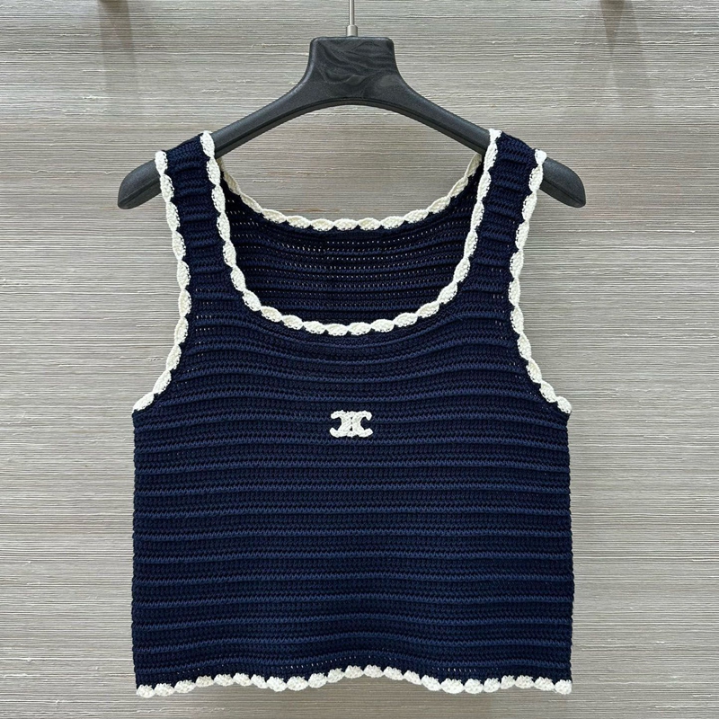 CELINE ニットキャミソール レディース